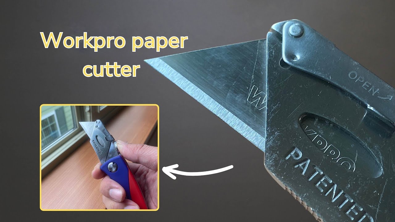 Try out the Wworkpro paper cutter bought on Amazon - YouTube