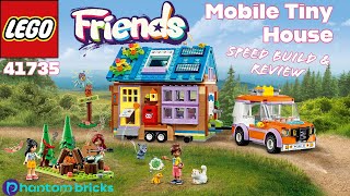 LEGO Friends Mobile Tiny House Speed Build & Review 41735 #lego #legofriends screenshot 5
