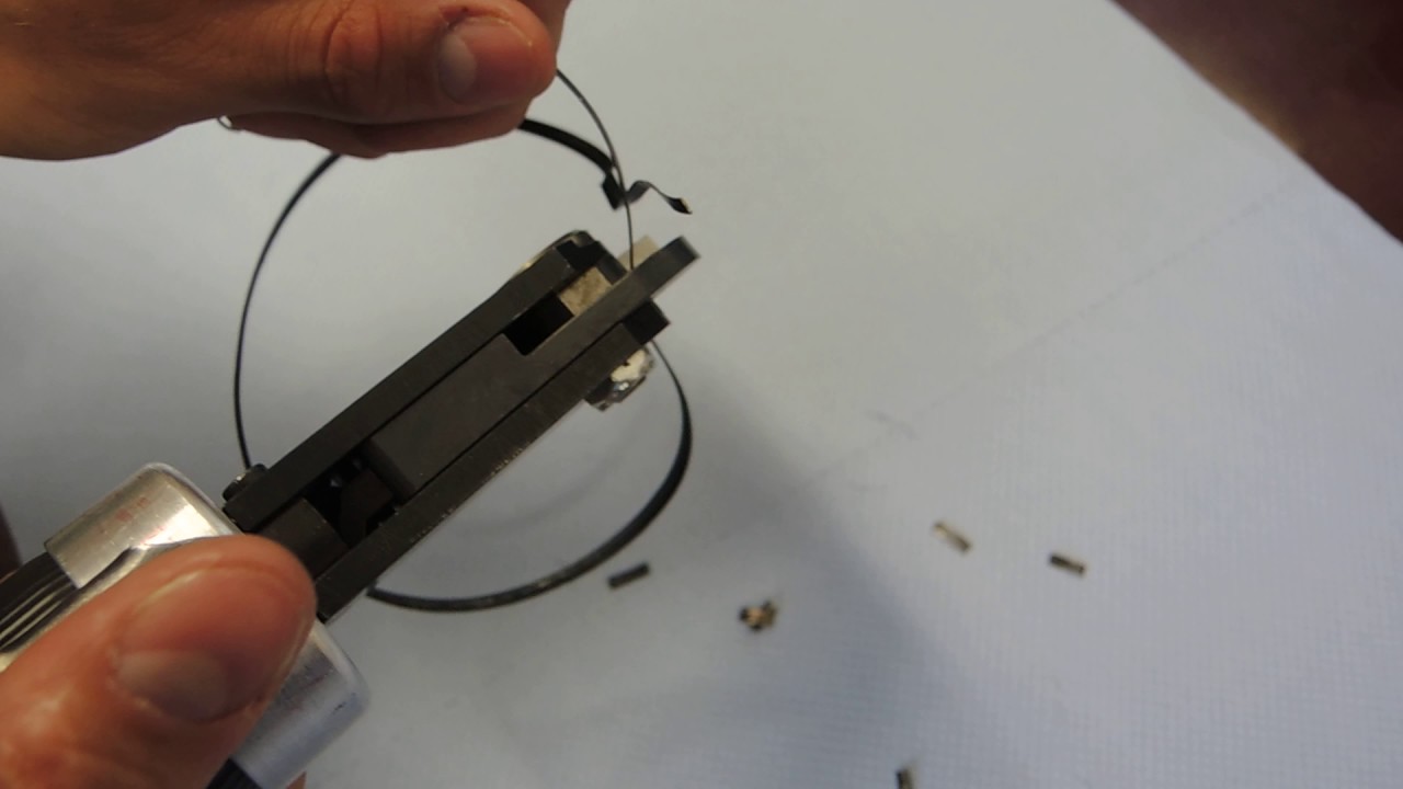 Plier Application to cut hardened steel bands YouTube