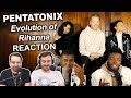 Singers Reaction/Review to "Pentatonix - Evolution of Rihanna"