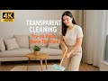 4K Transparent Cleaning Aesthetic House Cleaning Routine For Relaxing Vibes Home Tips Haul 4K Transparent Cleaning Aesthetic House Cleaning Routine For Relaxing Vibes Home Tips Haul