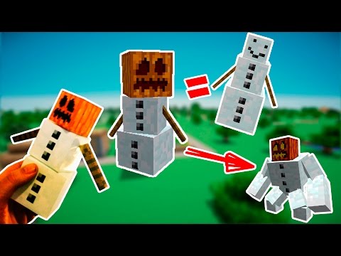 Видео: Можно ли приручить снеговика в minecraft?