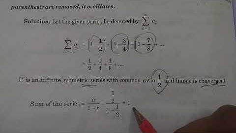 Lecture 4, Arbitrary Series, Sequences and Series, B.A./B.Sc. 4th Sem.