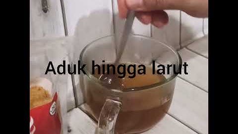 Jahe Merah Mpo Nung - cara penyajian