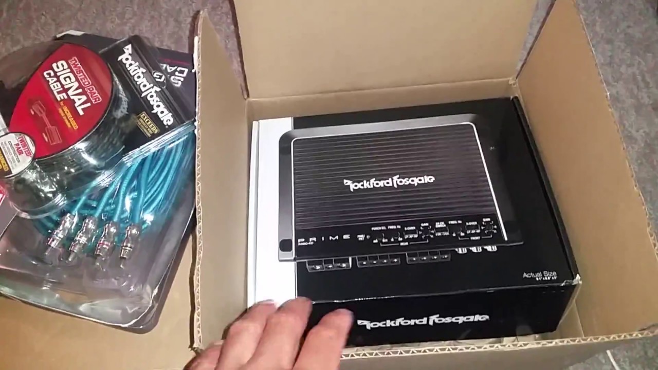 Rockford Fosgate Prime 400.4 amp & image dynamics ID 6.5 speakers YouTube
