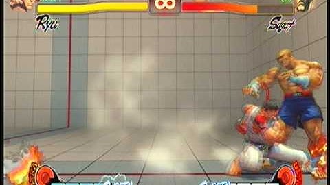 Street fighter IV - Ryu combo video 1