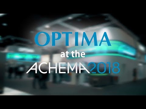 OPTIMA Pharma at the Achema 2018, Messe Frankfurt