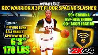 The MOST TOXIC ‘3PT FLOOR SPACING SLASHER’ Build To Make For NBA 2K24… BEST ALL AROUND PG BUILD!