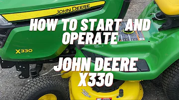 Kolik váží traktor John Deere x330?