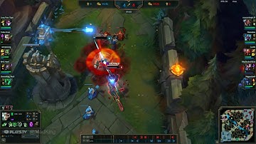 Yasuo Q cancelled by Riven stun (millisecond interaction)