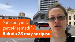 Bakıda sorğu: 28 maydan ən böyük umacağınız nədir?