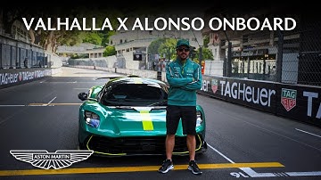 Onboard with Aston Martin Valhalla and Fernando Alonso at the Monaco GP