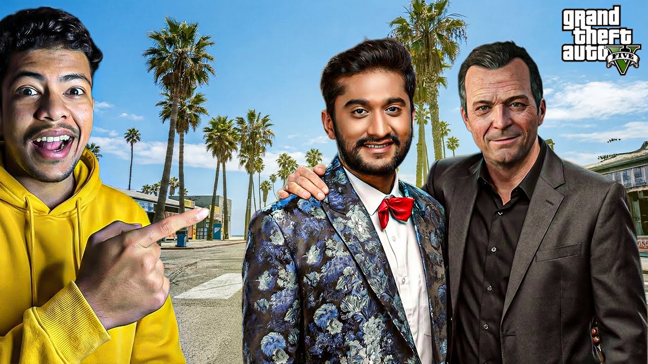 Mandya Gilli came to Los Santos to meet Michael || GTA 5 kannada