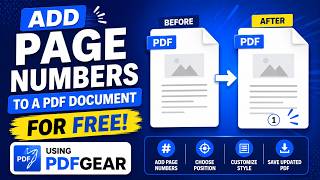 How to Add Page Numbers to a PDF Document for Free Using PDFGear