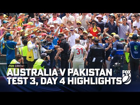 Australia v Pakistan - Third Test, Day 4 Highlights I 06/01/24 I Fox Cricket