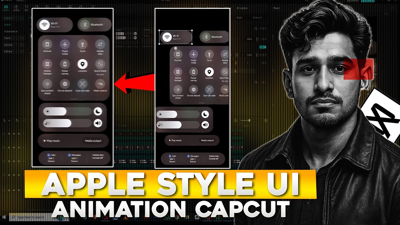 Apple-Inspired Phone UI Animation in CapCut PC | Smooth & Minimal ...