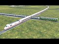 Train Travel Over Crossing Railroad - Trainz Simulator