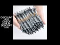 13/30pcs Retractable Gel Pens Set Black/Red/Blue Ink Ballpoint for Writing Refills Office Accessorie