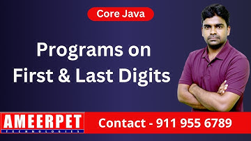 Program to Print First and Last Digits, Sum of First and Last Digits and Biggest | By Srinivas