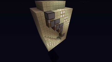 Minecraft [1.6.4] fast piston stairway elevator [compact]