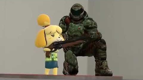 We’ll be right back (Isabelle and doomguy)