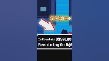 What if Kris THREW 50,000+ GOLD into the Fountain? 💸 Deltarune Chapter 4 Shorts #deltaruneshorts