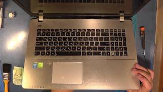 Разборка ноутбука ASUS K750J