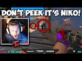NEVER PEEK MID WITH NIKO IN THE SERVER! HIS AIM IS FLAWLESS! CSGO Twitch Clips