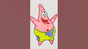How to Draw Patrick Star | Easy Step-by-Step Cartoon Drawing Tutorial