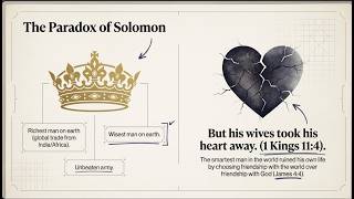 SOLOMON'S BIGGEST MISTAKE--How the Wisest Man Ruined His Life
