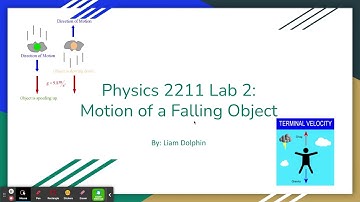 Georgia Tech Physics 2211 Lab 2 - Motion of a Falling Object