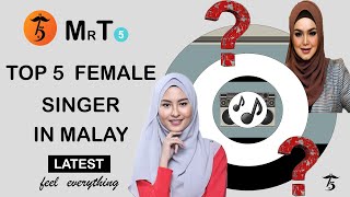 Top 5 female singer in malaysia 2020  / #Top5 #singer #nurhaliza #ziana #ayda #hashrita #nurfaizah