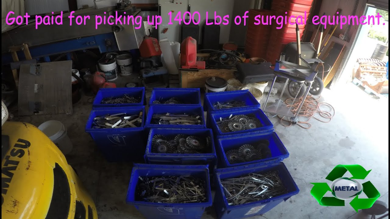 Making big bucks scrapping medical supplies. ep.138 YouTube