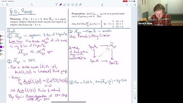 Introduction to stacks and moduli (Jarod Alper) - Lecture 15