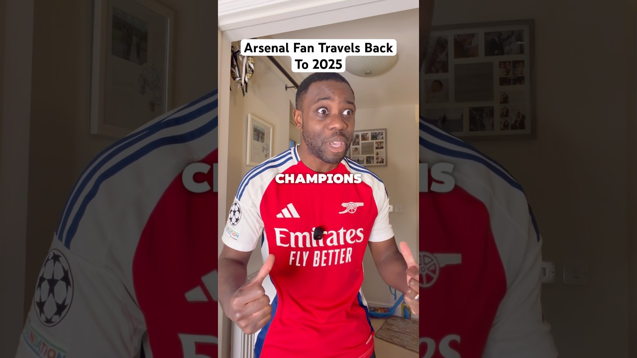 Arsenal Fan Travels Back To 2025