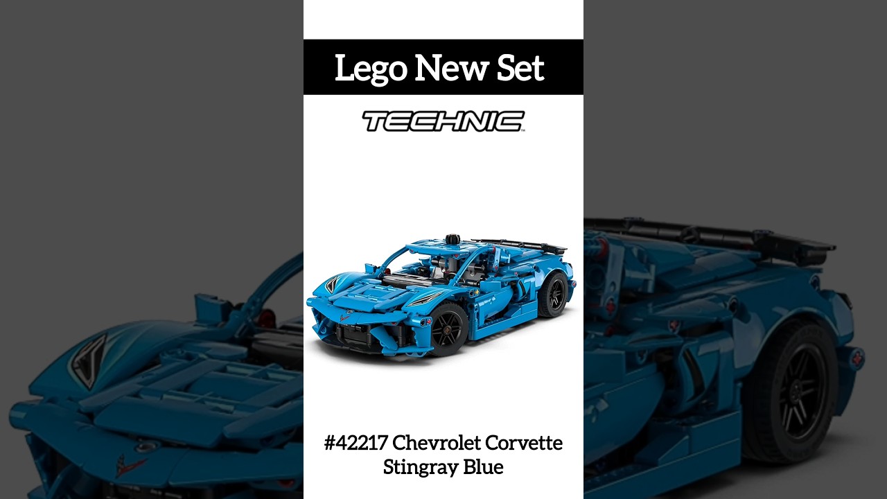 LEGO New Set - #42217 Chevrolet Corvette Stingray Blue - YouTube