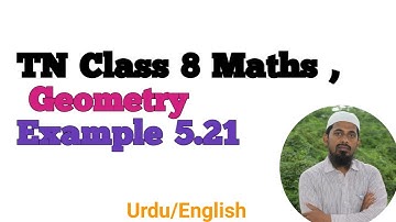 TN class 8 Maths |Geometry |Eg 5.21