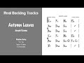 Autumn Leaves - Real Jazz Backing Track - Jazz Play Along -