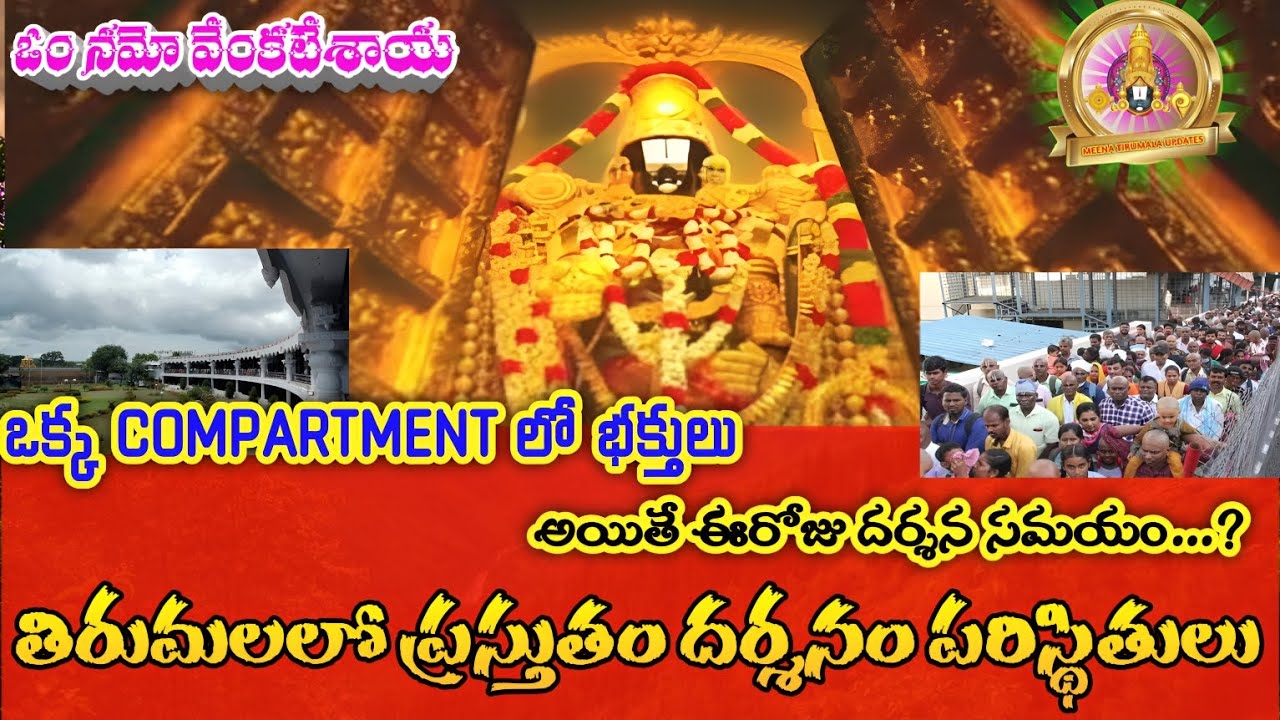 Ttd Darshan Updates Today Tirupati Free Darshan Waiting Time Today ttd-darshan-updates-today-tirupati-free-darshan-waiting-time-today