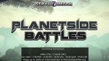 Server Smash Emerald [NC] vs Connery [VS] Part 7 10/25/14