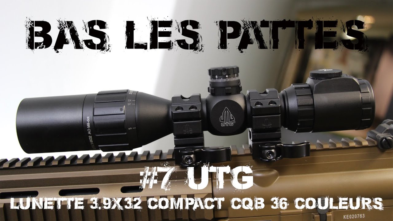 Lunette de tir UTG Mildot 3-9 x 32