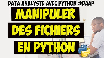 Lire et Ecrire dans des fichiers avec Python (8/30) #DAAP
