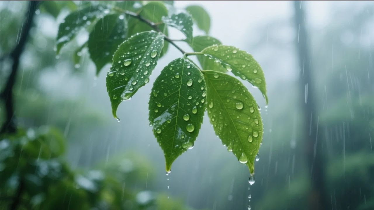 Rain in Tropical Rainforest 🌿 Relaxing Nature Sounds for Sleep, Meditation and Inner Healing