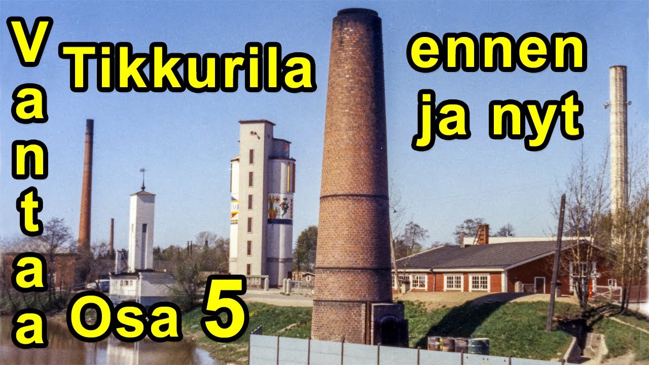Vantaa, Tikkurila. Osa 5 - Vanhoja kuvia, ennen vs. nyt / Old pictures Before vs. Now. (007)