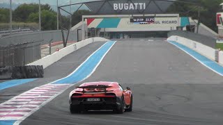 Bugatti Chiron Super Sport - Flames and drift