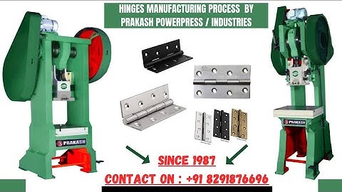 HINGES MANUFACTURING PROCESS #prakashpowerpress #bestquality #machinetools