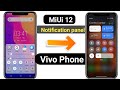 How to set miui 12 control panel in vivo phone