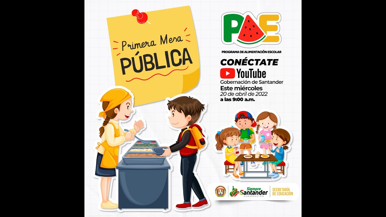 Primera Mesa Publica PAE Santander - YouTube