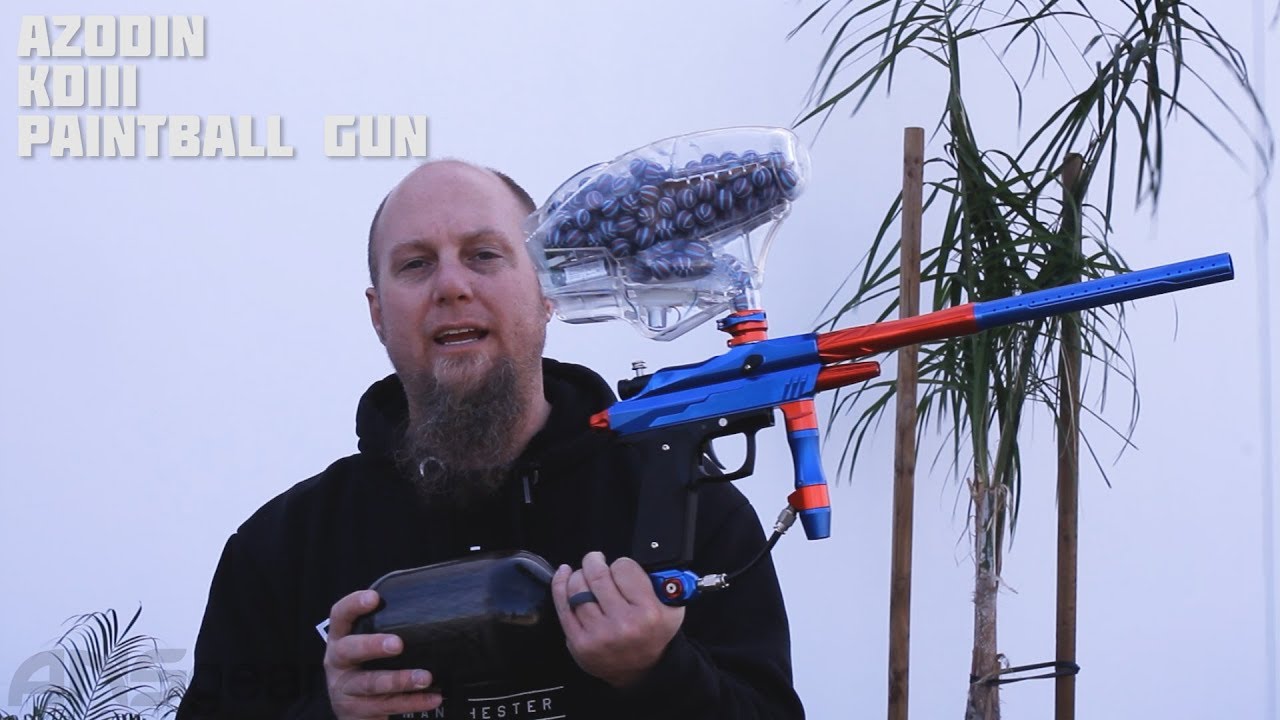 Azodin KDIII Paintball Gun - Shooting - YouTube