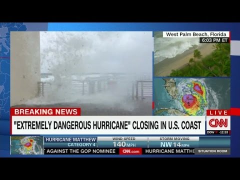 Hurricane Matthew approaches Florida